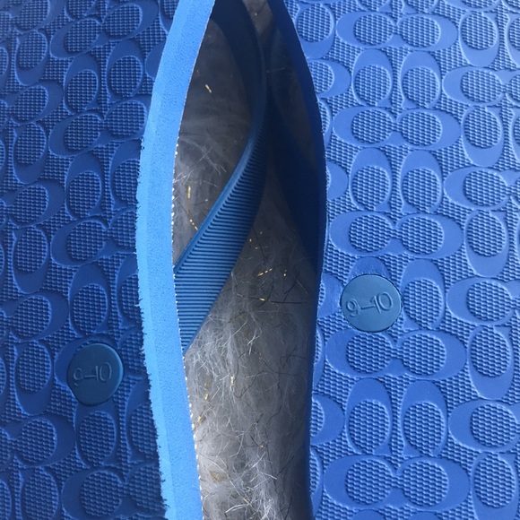 Coach Amel Bow Flip Flops Signature Thong Sandals - Picture 3 of 6